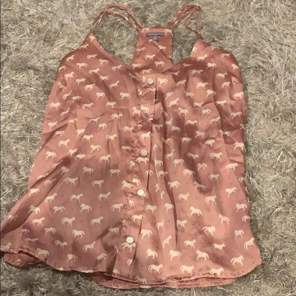 Charlotte Russe patterned shirt
